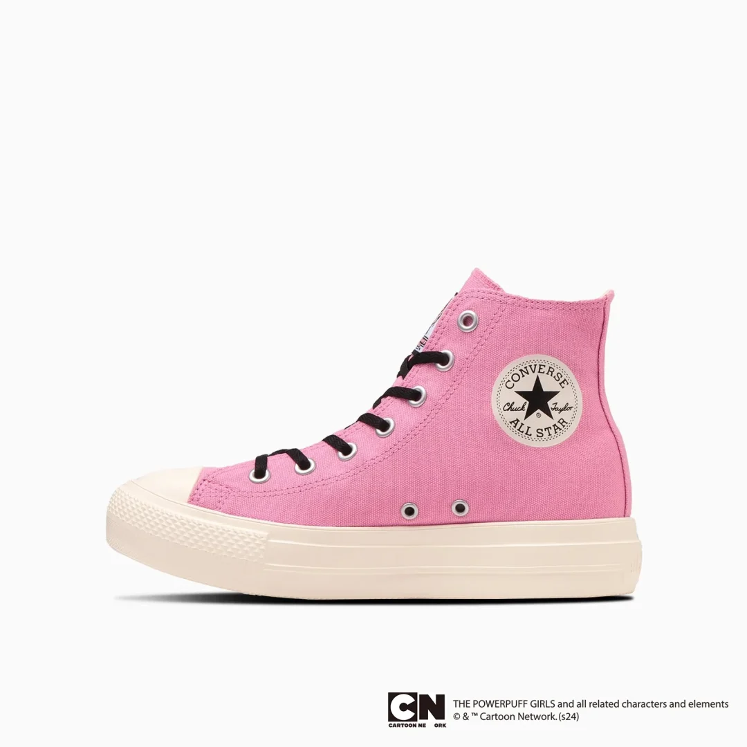 【2024年 8/30 発売】パワーパフ ガールズ × コンバース オールスター ライト (CONVERSE ALL STAR LIGHT PLTS HI THE POWERPUFF GIRLS)