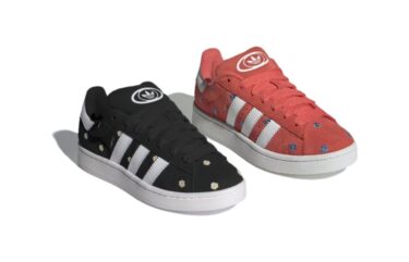 【2024年 発売】愛らしい花柄刺しゅうを散りばめた adidas Originals CAMPUS 00s “Preloved Scarlet/Core Black” (アディダス オリジナルス キャンパス 00s) [IF9639/IF9640]