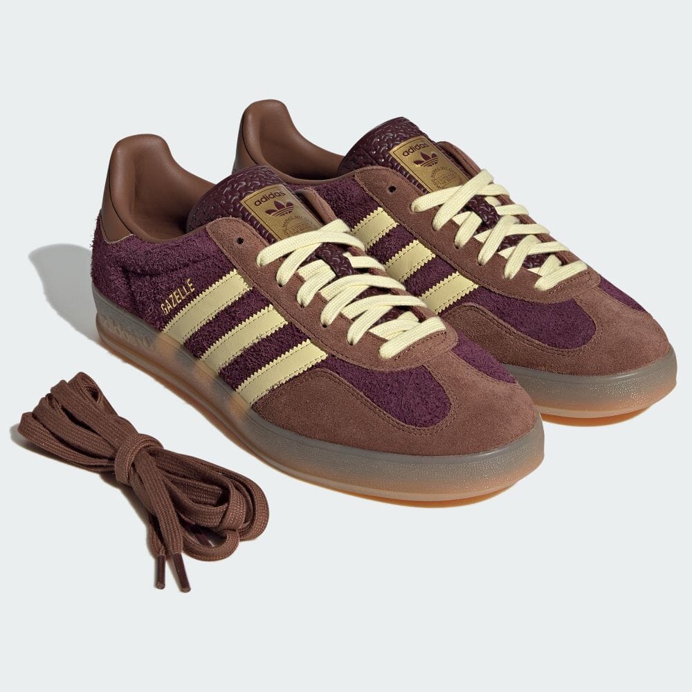 【2024年 8/2 発売】adidas Originals GAZELLE INDOOR “Maroon/Preloved Brown” (アディダス オリジナルス ガゼル インドア “マルーン/プリラブドブラウン”) [JI0324]