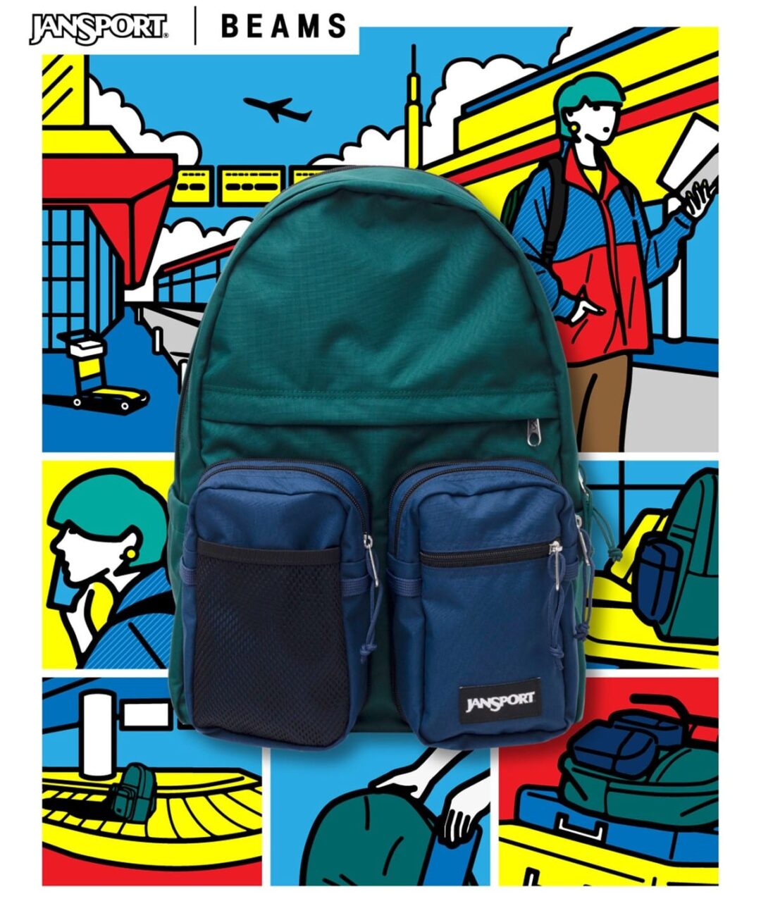 2024年 10月下旬 発売！JANSPORT × BEAMS 別注 “Bags Pack” (ジャンスポーツ ビームス)