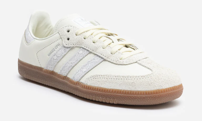 【2024年 8/7 & 9/13 発売】Naked x adidas Originals SAMBA OG “Silvery Daisy” (ネイキッド アディダス オリジナルス サンバ) [JI3993]