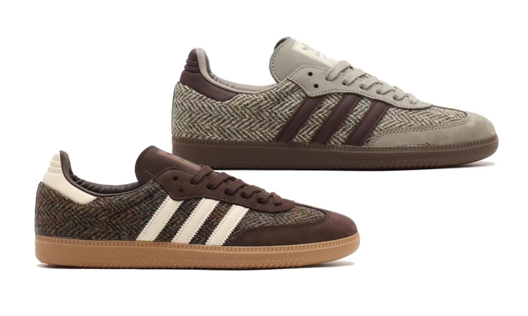 【2024年 発売】HARRIS TWEED adidas Originals SAMBA OG “Wonder Beige/Dark Brown” (ハリスツイード アディダス オリジナルス サンバ OG “ワンダーベージュ/ダークブラウン”) [ID1449/ID1450]