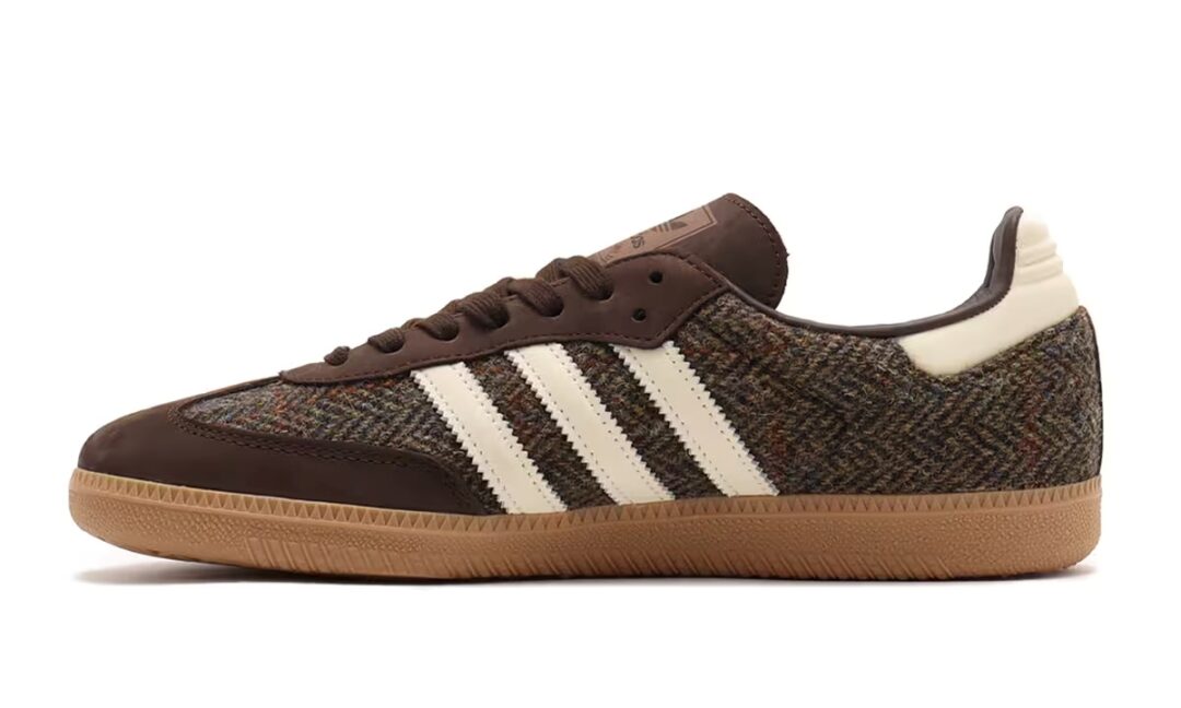 【2024年 発売】HARRIS TWEED adidas Originals SAMBA OG “Wonder Beige/Dark Brown” (ハリスツイード アディダス オリジナルス サンバ OG “ワンダーベージュ/ダークブラウン”) [ID1449/ID1450]