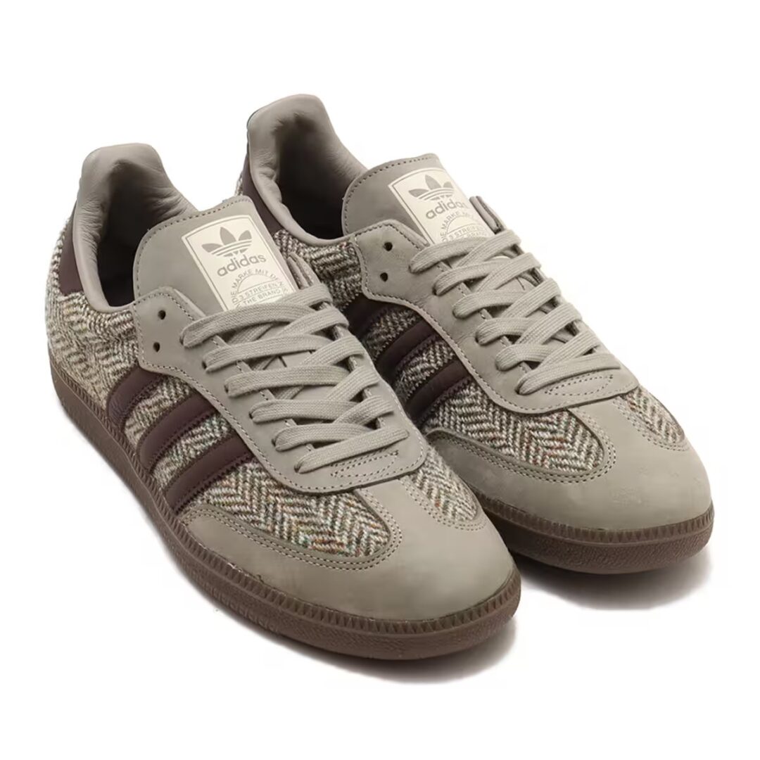 【2024年 発売】HARRIS TWEED adidas Originals SAMBA OG “Wonder Beige/Dark Brown” (ハリスツイード アディダス オリジナルス サンバ OG “ワンダーベージュ/ダークブラウン”) [ID1449/ID1450]