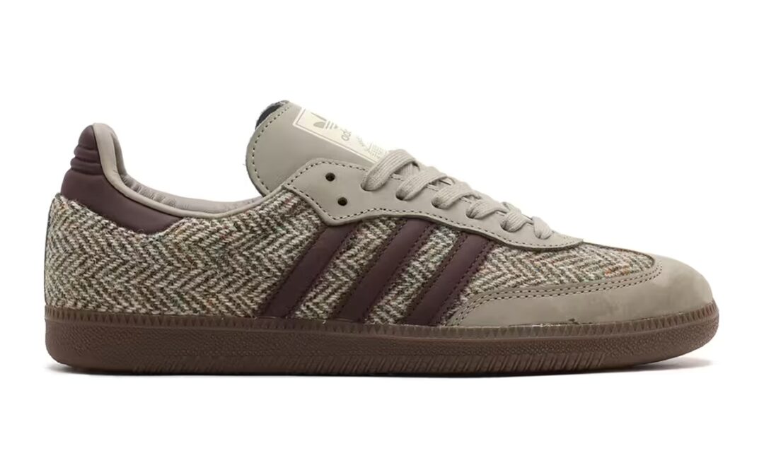 【2024年 発売】HARRIS TWEED adidas Originals SAMBA OG “Wonder Beige/Dark Brown” (ハリスツイード アディダス オリジナルス サンバ OG “ワンダーベージュ/ダークブラウン”) [ID1449/ID1450]