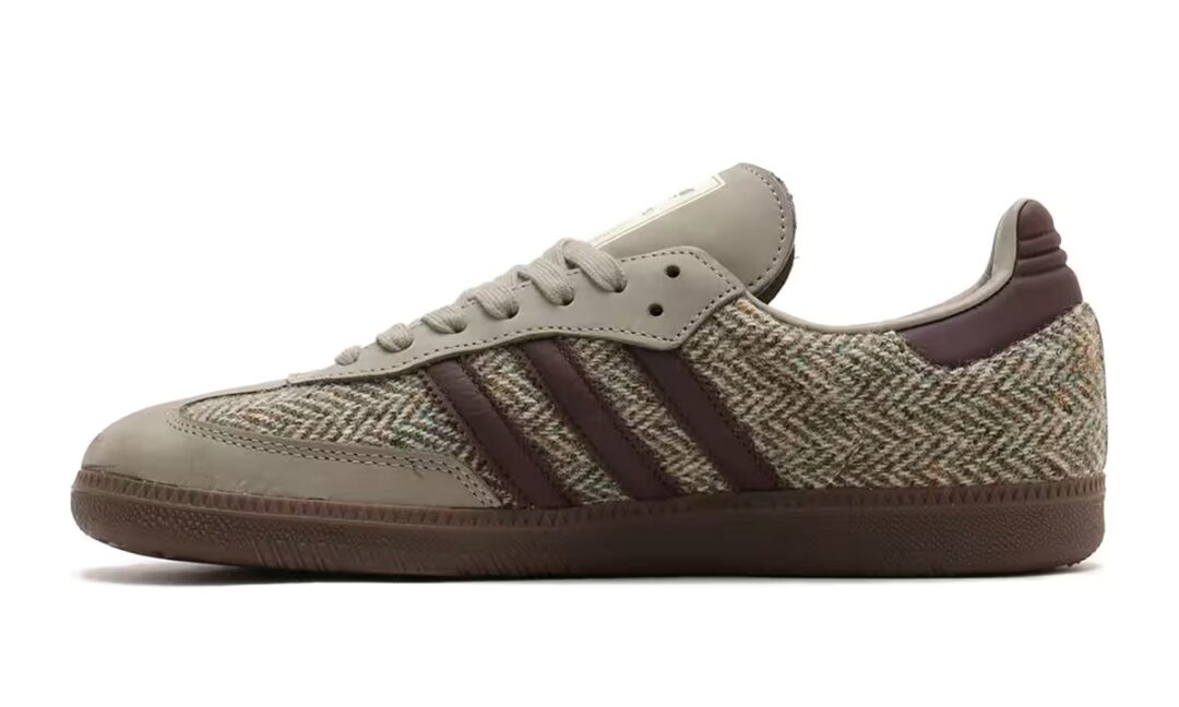 【2024年 発売】HARRIS TWEED adidas Originals SAMBA OG “Wonder Beige/Dark Brown” (ハリスツイード アディダス オリジナルス サンバ OG “ワンダーベージュ/ダークブラウン”) [ID1449/ID1450]