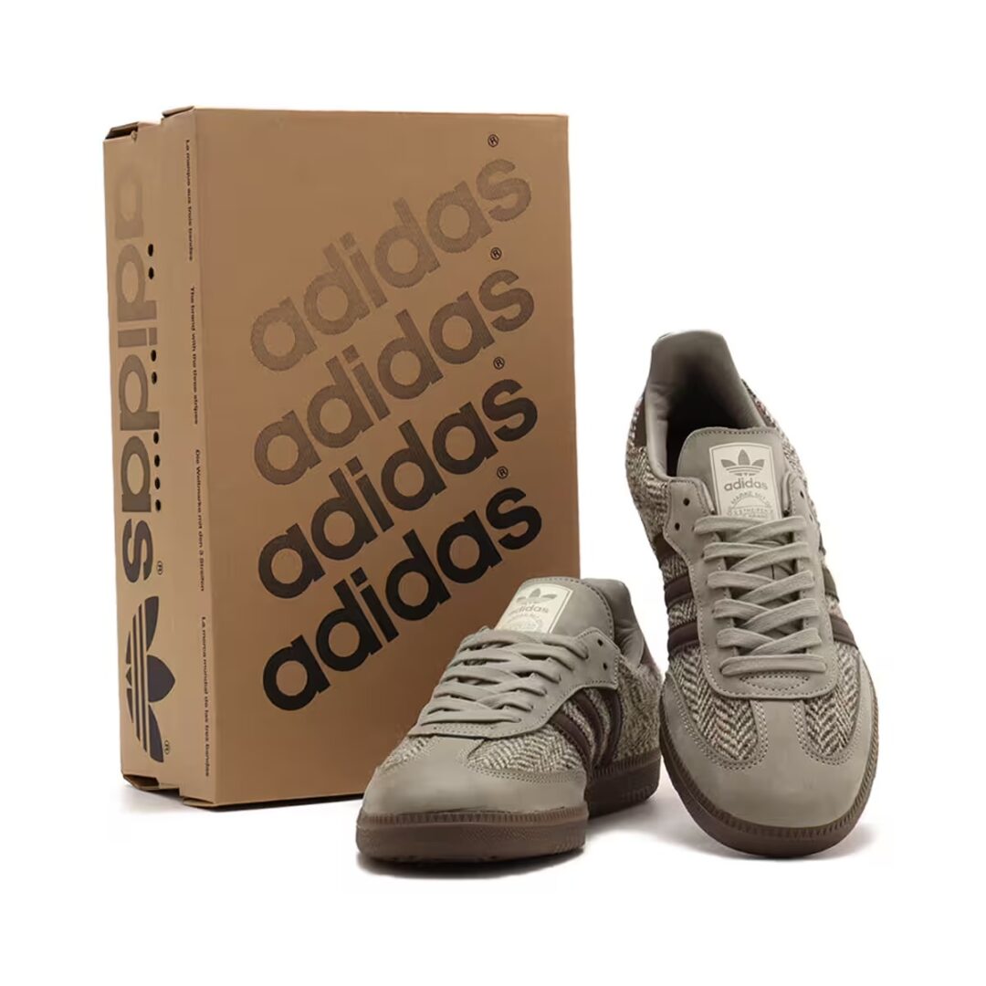 【2024年 発売】HARRIS TWEED adidas Originals SAMBA OG “Wonder Beige/Dark Brown” (ハリスツイード アディダス オリジナルス サンバ OG “ワンダーベージュ/ダークブラウン”) [ID1449/ID1450]