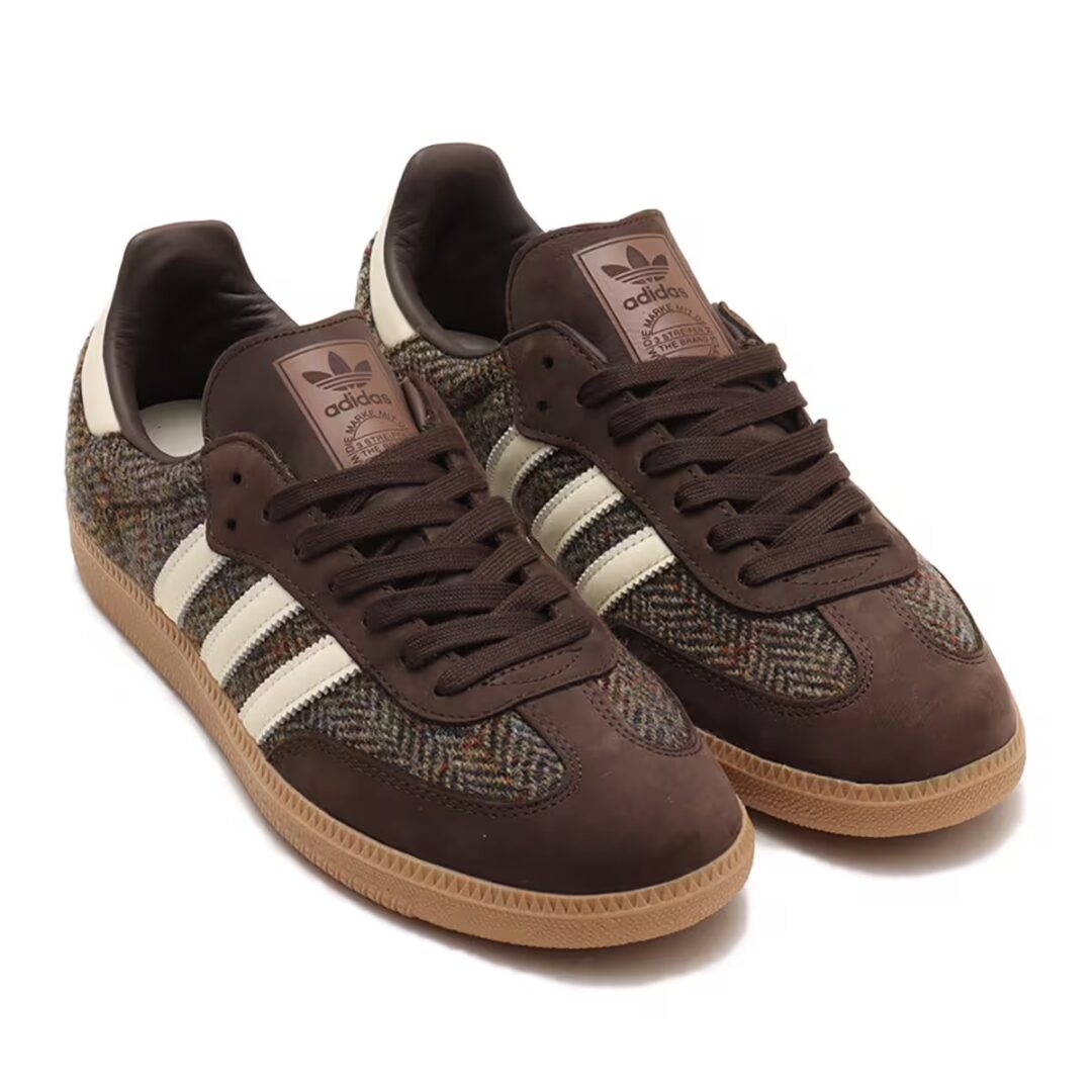 【2024年 発売】HARRIS TWEED adidas Originals SAMBA OG “Wonder Beige/Dark Brown” (ハリスツイード アディダス オリジナルス サンバ OG “ワンダーベージュ/ダークブラウン”) [ID1449/ID1450]