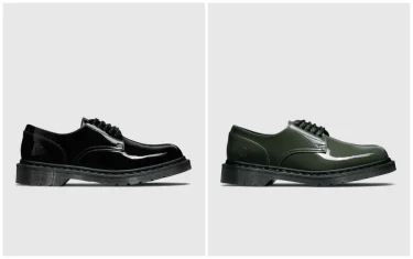 【2024年 8/2 発売】Dr. Martens x FRAGMENT 1461 “Black/Green” (ドクターマーチン フラグメント 藤原ヒロシ)