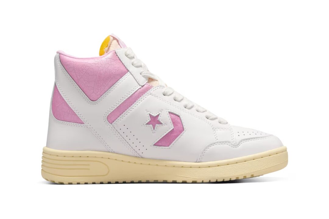 【2024年 8/15 発売】Shai Gilgeous-Alexander x CONVERSE WEAPON LEATHER “White/Pink” (シェイ・ギルジアス・アレクサンダー コンバース ウエポン “ホワイト/ピンク”) [A13355C]