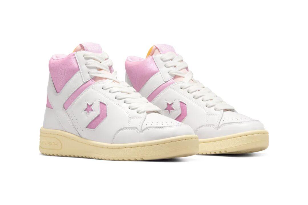 【2024年 8/15 発売】Shai Gilgeous-Alexander x CONVERSE WEAPON LEATHER “White/Pink” (シェイ・ギルジアス・アレクサンダー コンバース ウエポン “ホワイト/ピンク”) [A13355C]