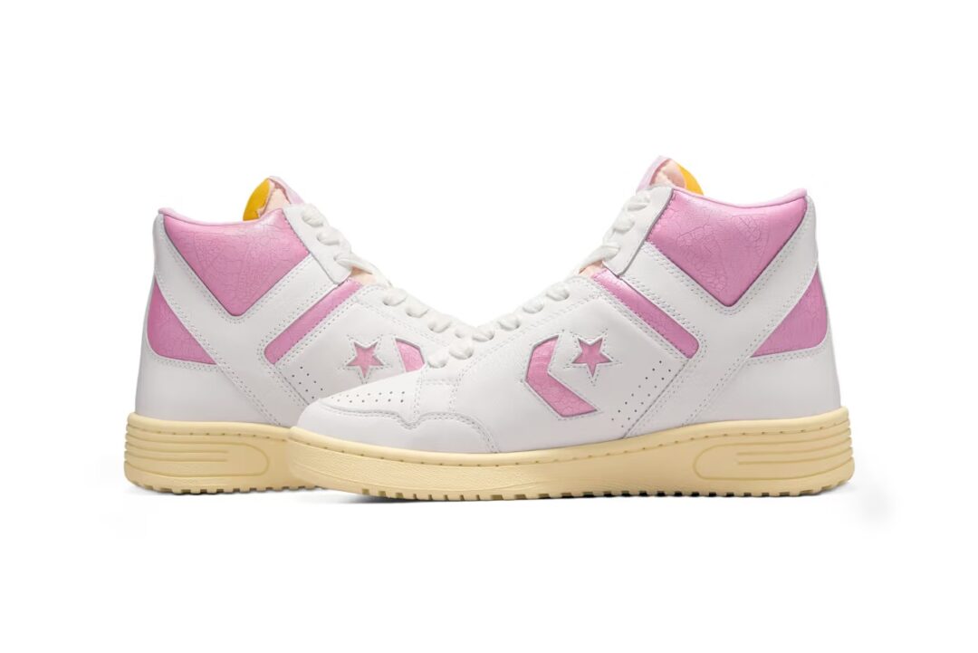 【2024年 8/15 発売】Shai Gilgeous-Alexander x CONVERSE WEAPON LEATHER “White/Pink” (シェイ・ギルジアス・アレクサンダー コンバース ウエポン “ホワイト/ピンク”) [A13355C]