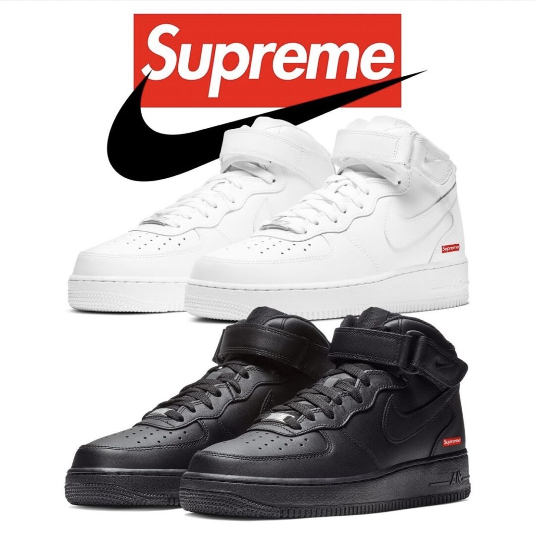 【2024年 8/31 発売】SUPREME × NIKE AIR FORCE 1 MID (シュプリーム ナイキ エア フォース 1 ミッド) [FZ8784-001/FZ8784-100]