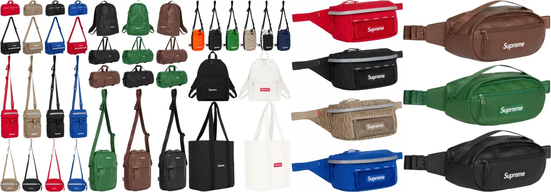 【シュプリーム/SUPREME】バッグ/BAGS まとめ 2024 FALL/WINTER コレクション (2024年 秋冬)