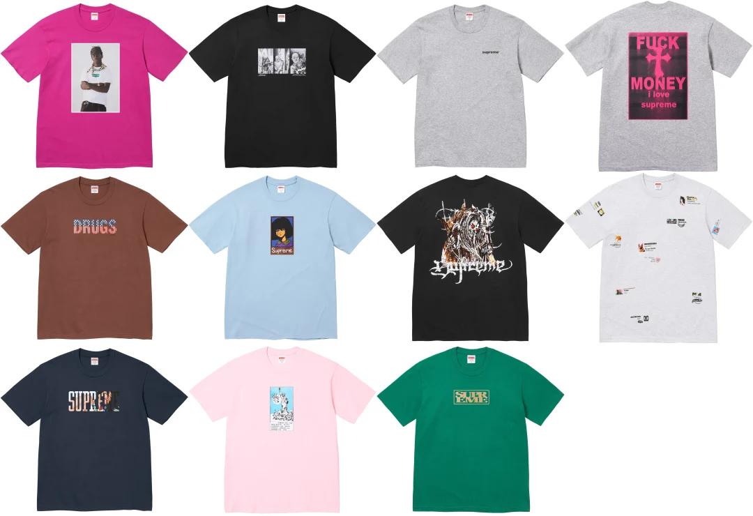 【シュプリーム/SUPREME】Tシャツ/TEE まとめ 2024 FALL/WINTER コレクション (2024年 秋冬)