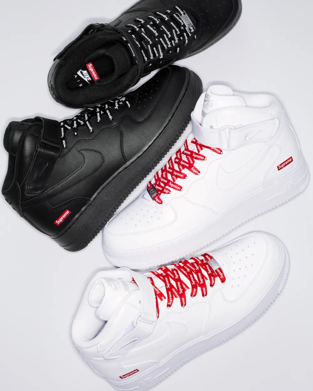 【2024年 8/31 発売】SUPREME × NIKE AIR FORCE 1 MID (シュプリーム ナイキ エア フォース 1 ミッド) [FZ8784-001/FZ8784-100]