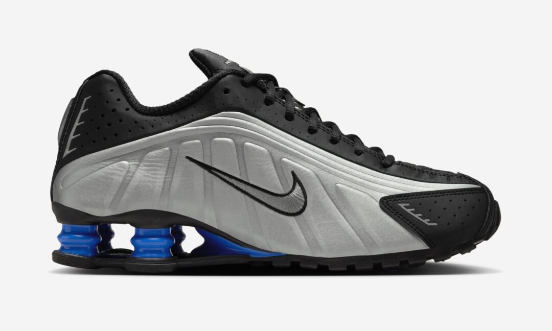 【国内 2024年 10/1 発売】NIKE SHOX R4 “Black/Metallic Silver/Racer Blue” (ナイキ ショックス “ブラック/シルバー/ブルー”) [AR3565-006]