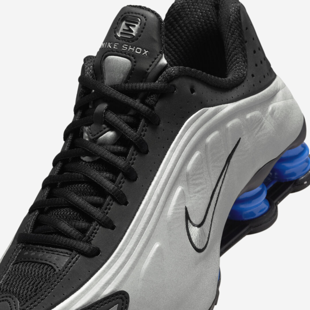 【国内 2024年 10/1 発売】NIKE SHOX R4 “Black/Metallic Silver/Racer Blue” (ナイキ ショックス “ブラック/シルバー/ブルー”) [AR3565-006]