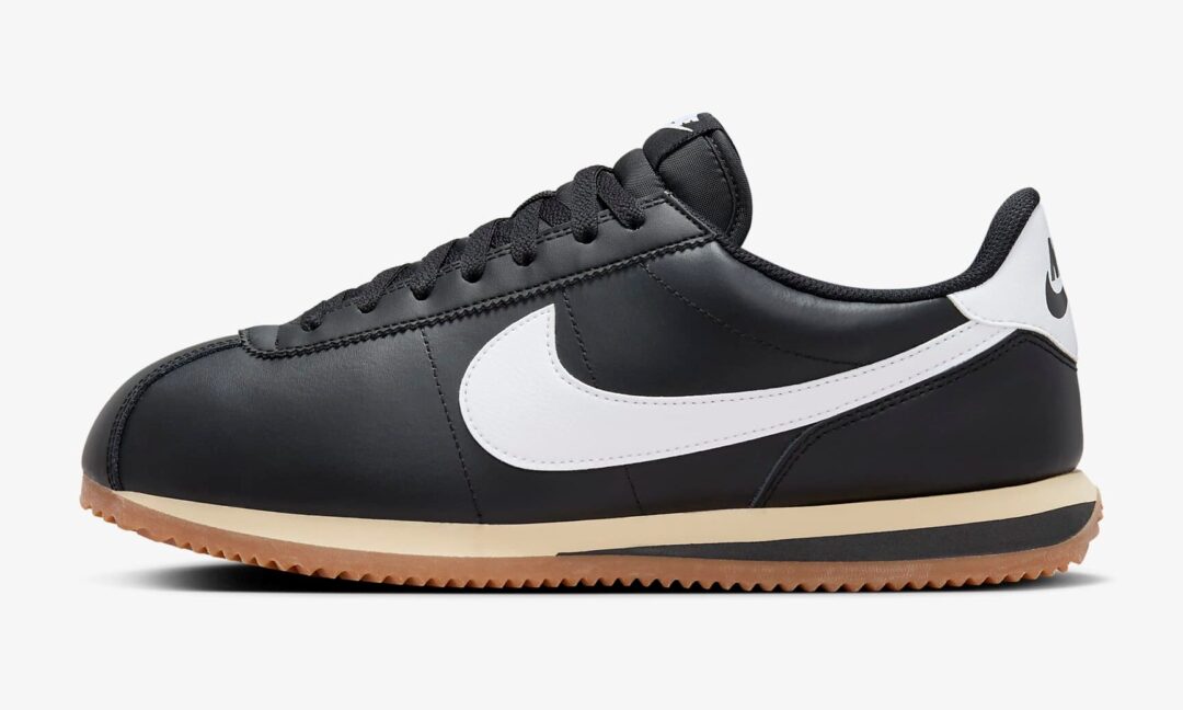 【2024年 9/28 発売】NIKE CORTEZ LEATHER “Black/Gum Medium Brown” (ナイキ コルテッツ レザー “ブラック/ガムミディアムブラウン”) [DM4044-002]