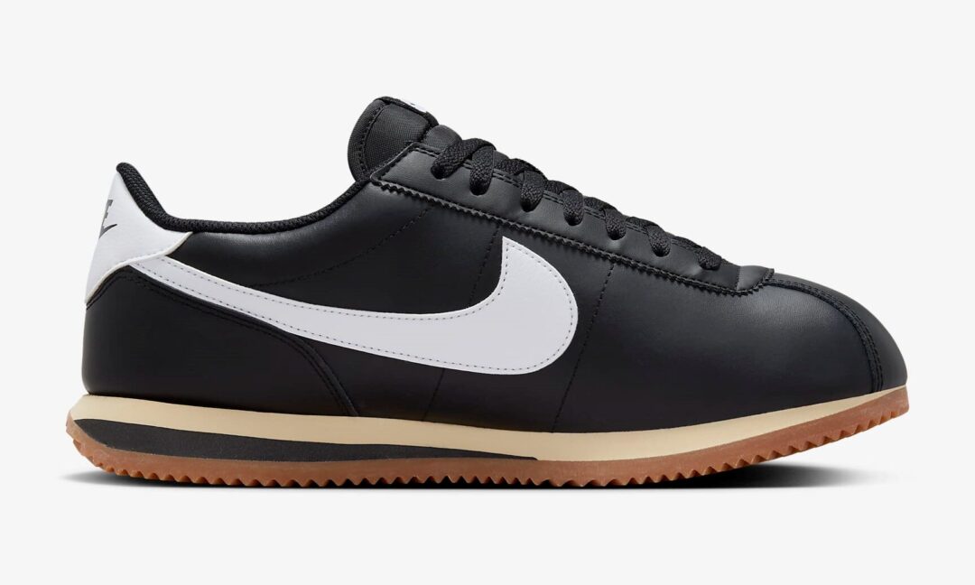 【2024年 9/28 発売】NIKE CORTEZ LEATHER “Black/Gum Medium Brown” (ナイキ コルテッツ レザー “ブラック/ガムミディアムブラウン”) [DM4044-002]