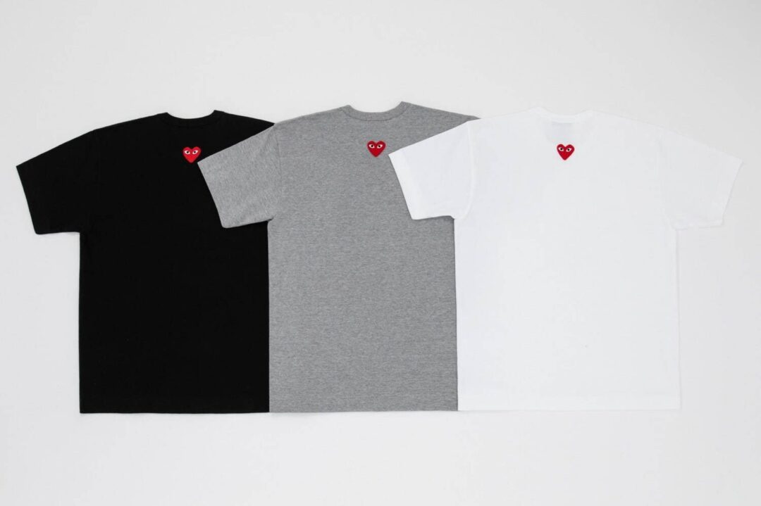 PLAY COMME des GARCONS ハートエンブレムのTEE & フーディが2024年 9/6 発売 (プレイ・コム デ ギャルソン)