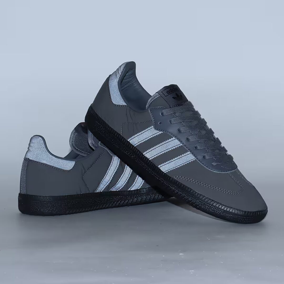 【2024年 9/9 発売】adidas Originals SAMBA OG “Reflective/Grey Five/Core Black” (アディダス オリジナルス サンバ OG “リフレクティブ/グレー/ブラック”) [IE9993]