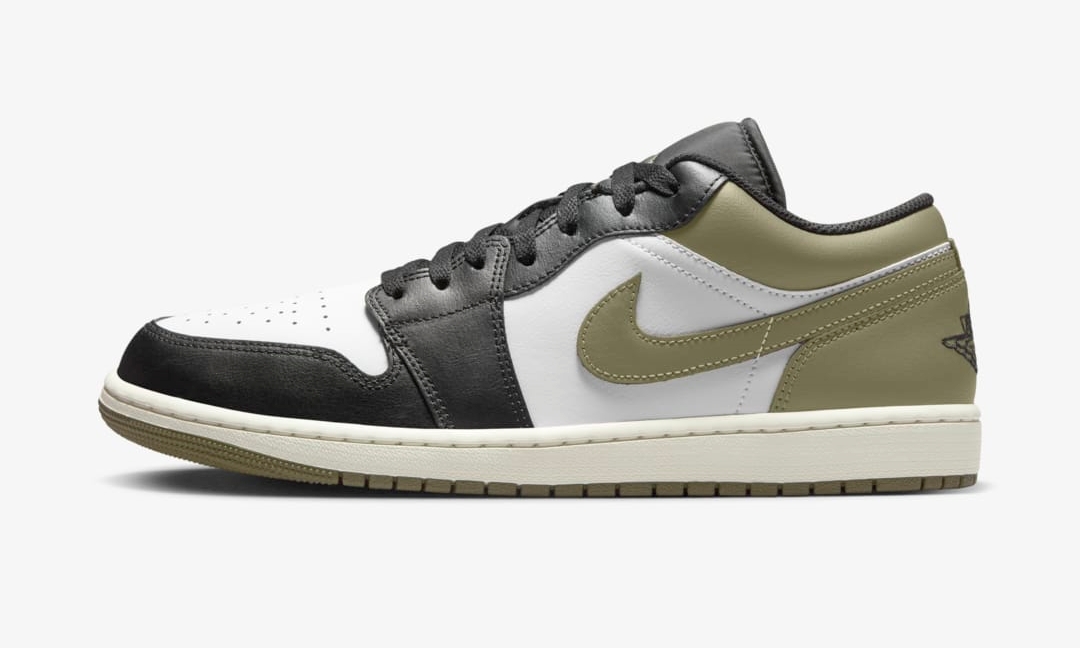 【2024年 9/14 発売】ナイキ エア ジョーダン 1 ロー ”ブラック/ミディアムオリーブ” (NIKE AIR JORDAN 1 LOW “Black/Medium Olive”) [553558-092]