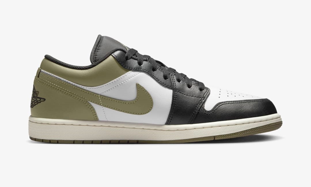 【2024年 9/14 発売】ナイキ エア ジョーダン 1 ロー ”ブラック/ミディアムオリーブ” (NIKE AIR JORDAN 1 LOW “Black/Medium Olive”) [553558-092]