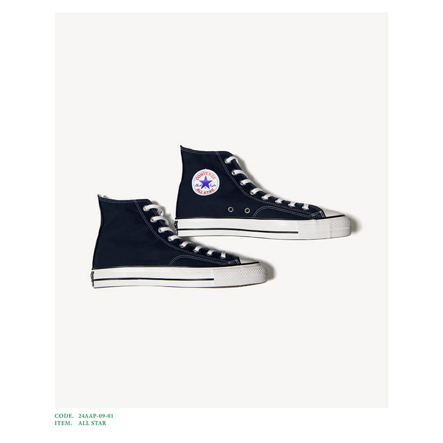 【2024年 9/14 発売】A.PRESSE × CONVERSE ALL STAR “Dark Navy” (アプレッセ コンバース オールスター)