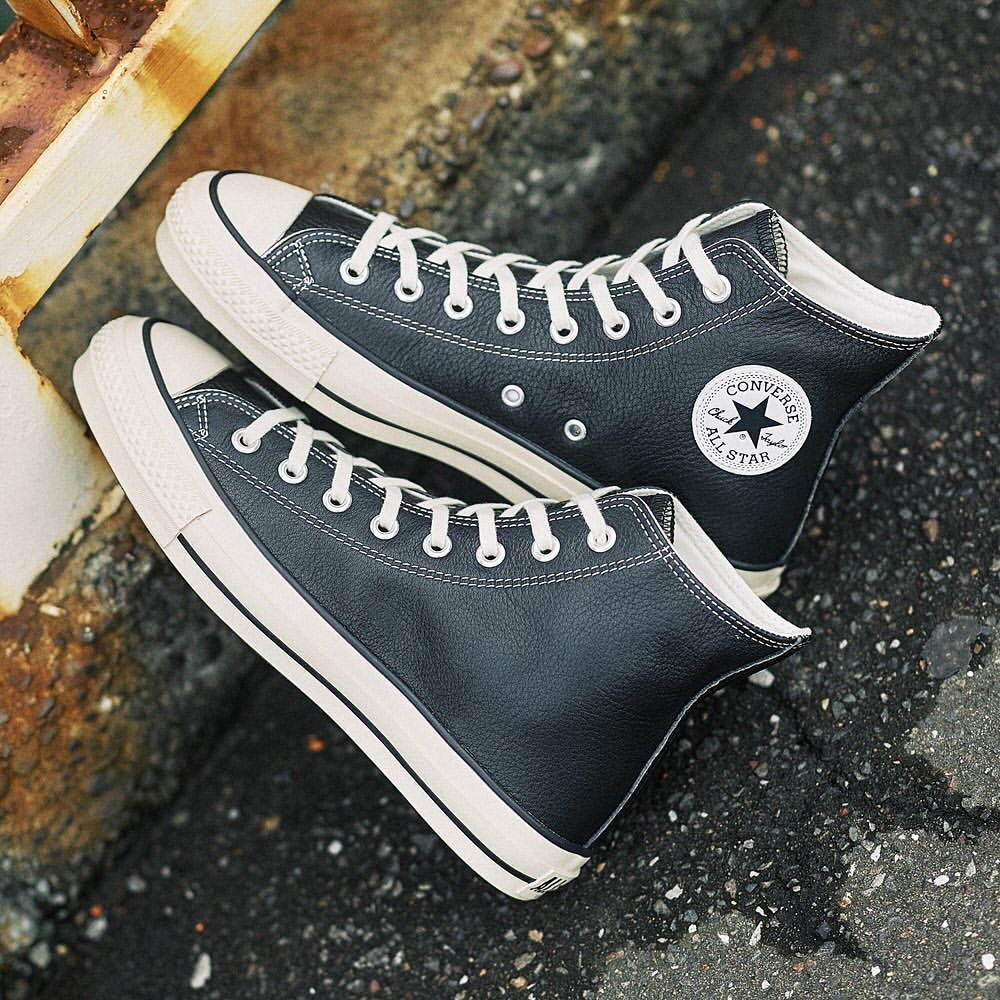 【2024年 9/17 発売】日本国旗をイメージした CONVERSE LEATHER ALL STAR J HI (コンバース レザー オールスター)