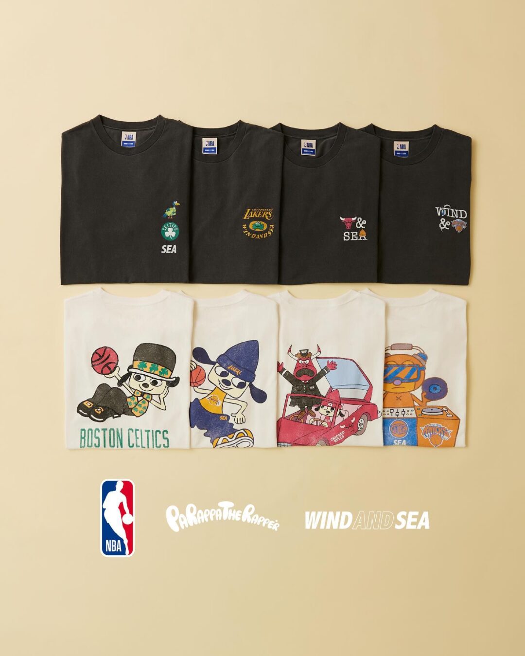 WIND AND SEA × パラッパラッパー × NBA コラボが2024年 近日発売 (ウィンダンシー PARAPPA THE RAPPER エヌビーエー)