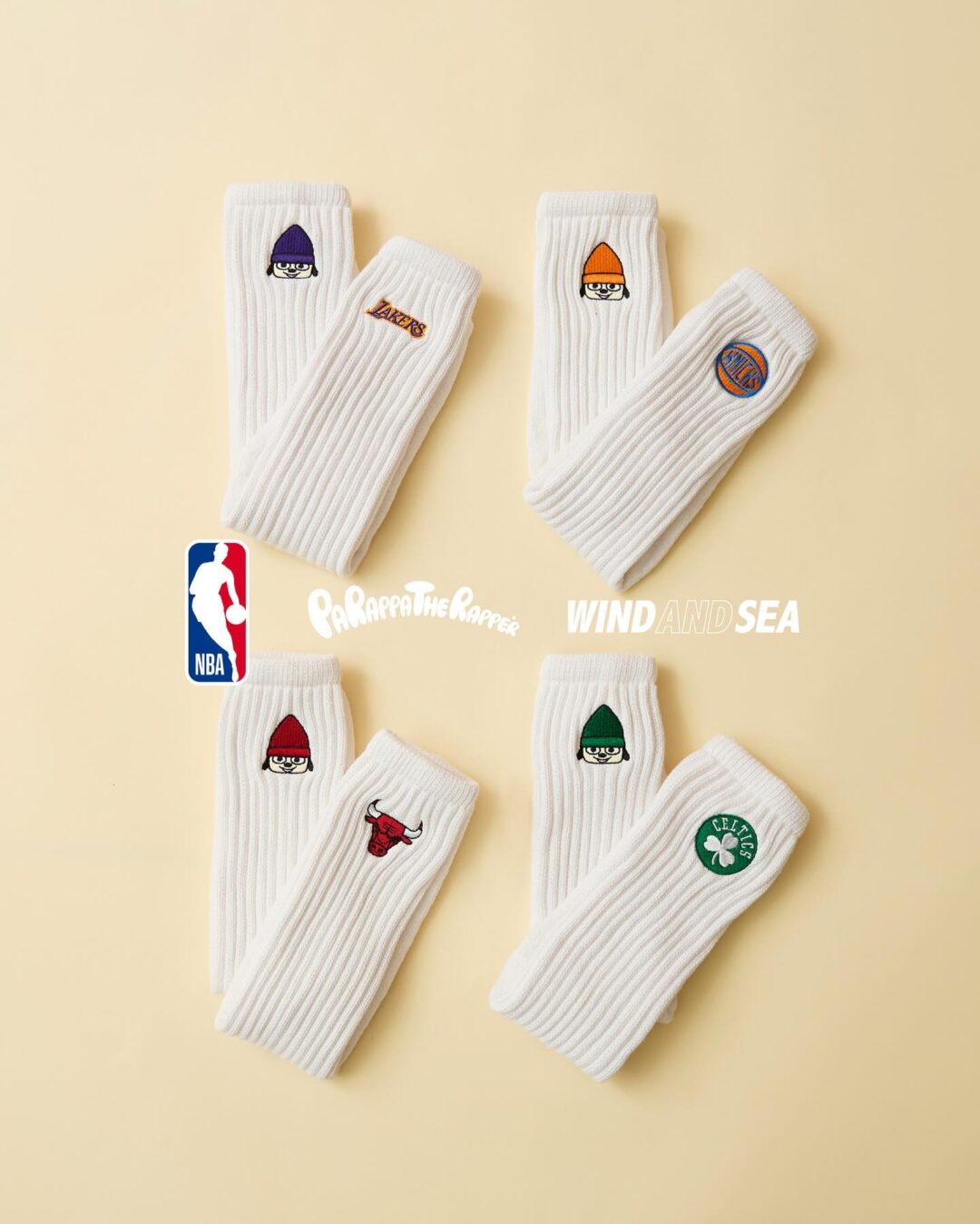 WIND AND SEA × パラッパラッパー × NBA コラボが2024年 近日発売 (ウィンダンシー PARAPPA THE RAPPER エヌビーエー)