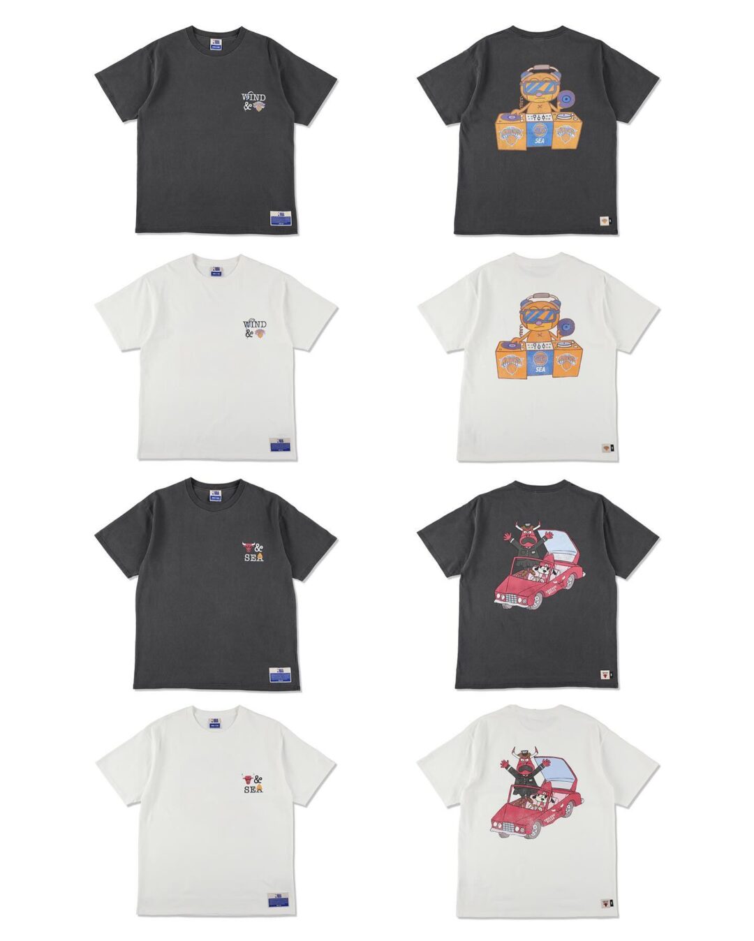 WIND AND SEA × パラッパラッパー × NBA コラボが2024年 近日発売 (ウィンダンシー PARAPPA THE RAPPER エヌビーエー)