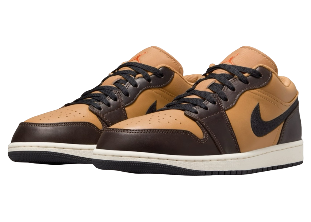 【2024年 9/13 発売】NIKE AIR JORDAN 1 LOW “Flax/Baroque Brown” (ナイキ エア ジョーダン 1 ロー “フラックス/バロックブラウン”) [HQ3603-201]