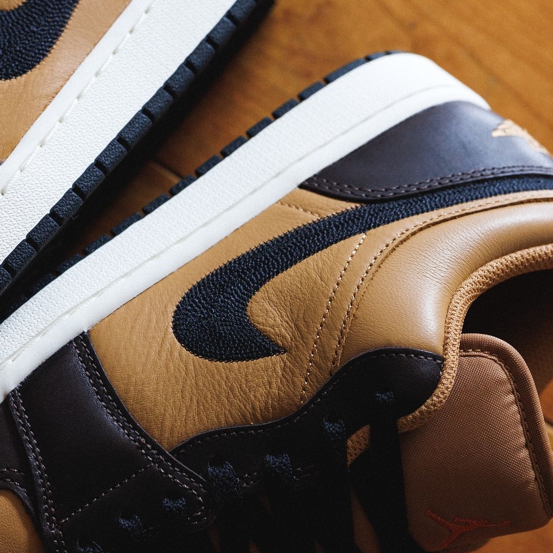 【2024年 9/13 発売】NIKE AIR JORDAN 1 LOW “Flax/Baroque Brown” (ナイキ エア ジョーダン 1 ロー “フラックス/バロックブラウン”) [HQ3603-201]