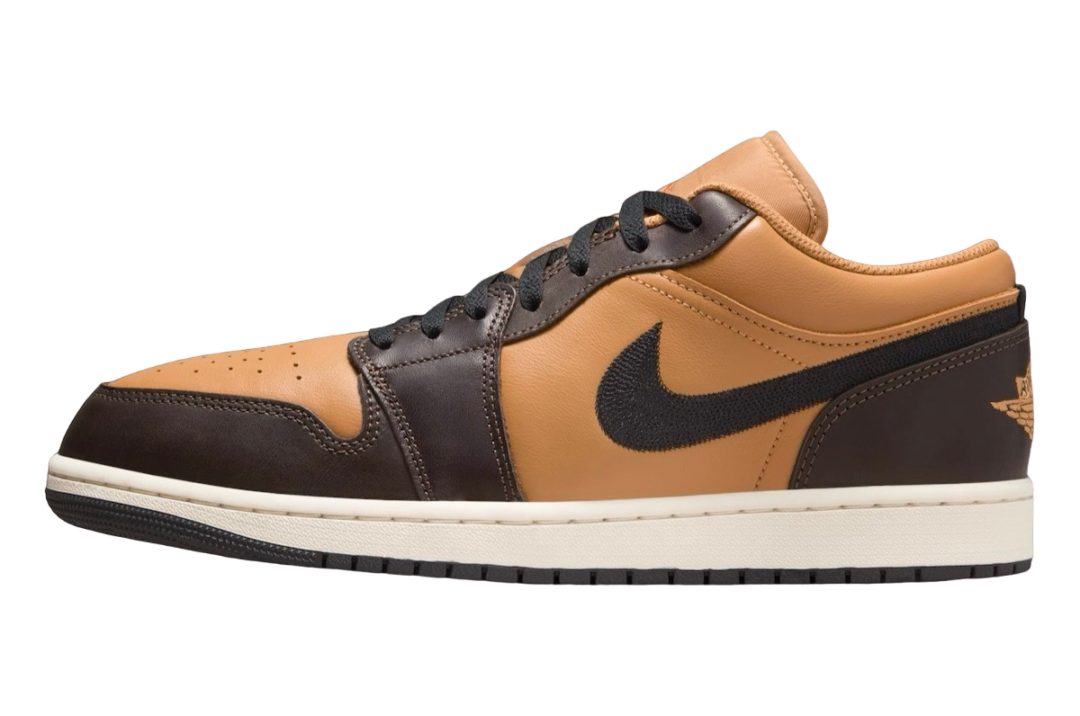 【2024年 9/13 発売】NIKE AIR JORDAN 1 LOW “Flax/Baroque Brown” (ナイキ エア ジョーダン 1 ロー “フラックス/バロックブラウン”) [HQ3603-201]