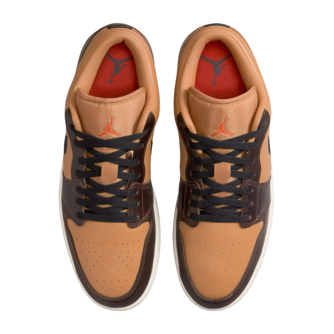 【2024年 9/13 発売】NIKE AIR JORDAN 1 LOW “Flax/Baroque Brown” (ナイキ エア ジョーダン 1 ロー “フラックス/バロックブラウン”) [HQ3603-201]