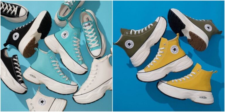 2024年 9/20 発売】ボリュームのある厚底ソールを合体した CONVERSE ALL STAR (R) SURGETRAINER OX/HI  (コンバース オールスター サージトレーナー) | Fullress