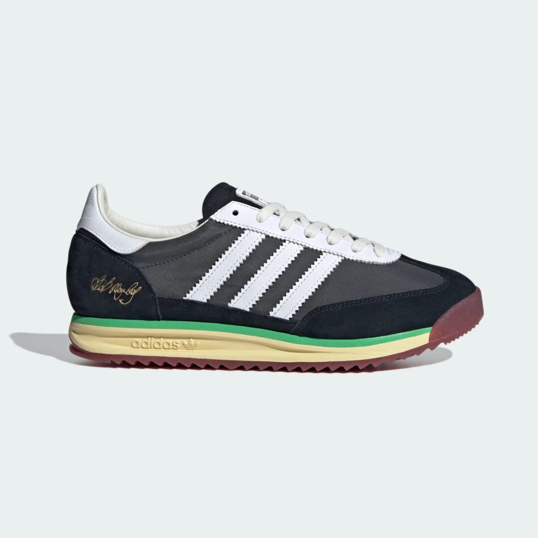 【2024年 9/15 発売】Bob Marley × adidas Originals SL 72 RS “Black/White” (ボブ・マーリー アディダス オリジナルス SL 72 “ブラック/ホワイト”) [JR7973]