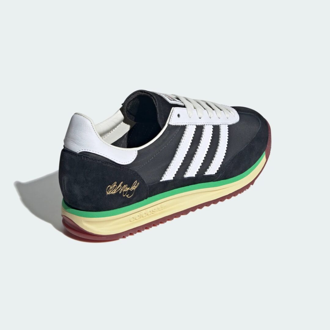 【2024年 9/15 発売】Bob Marley × adidas Originals SL 72 RS “Black/White” (ボブ・マーリー アディダス オリジナルス SL 72 “ブラック/ホワイト”) [JR7973]