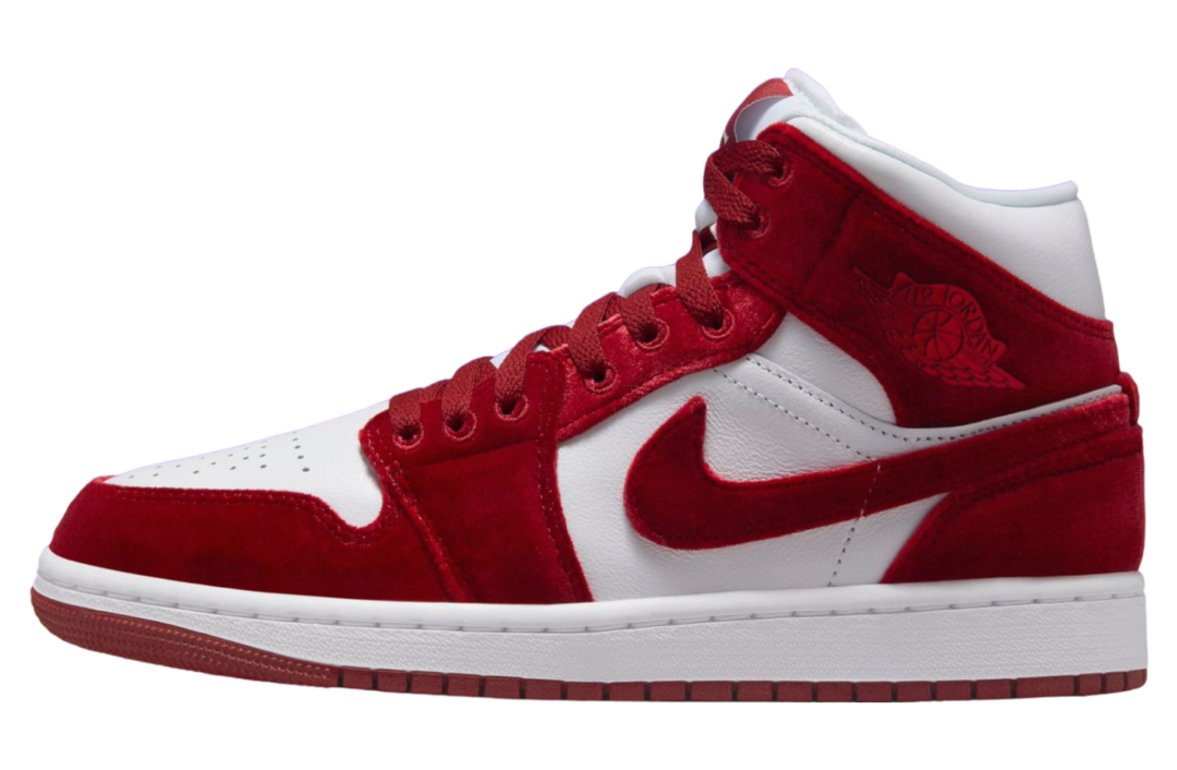 【2024年 10月 発売予定】NIKE AIR JORDAN 1 MID “Red Velvet/White” (ナイキ エア ジョーダン 1 ミッド “レッドベルベット/ホワイト”) [FZ3334-100]