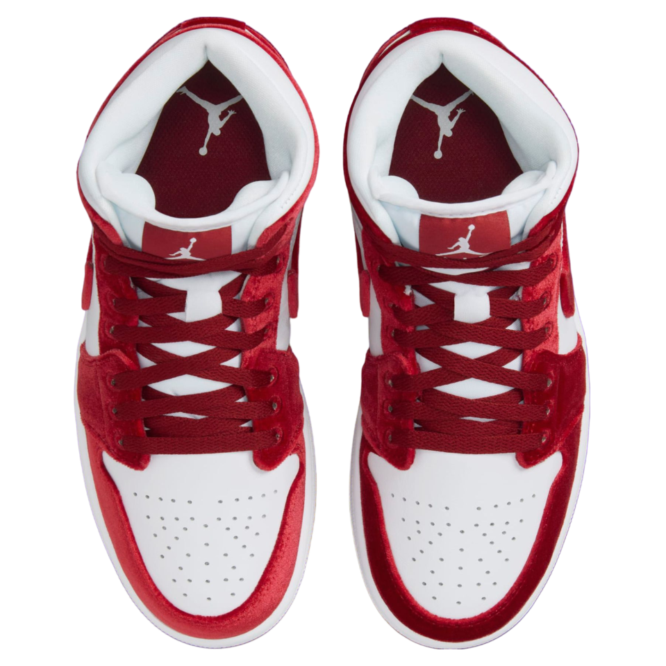 【2024年 10月 発売予定】NIKE AIR JORDAN 1 MID “Red Velvet/White” (ナイキ エア ジョーダン 1 ミッド “レッドベルベット/ホワイト”) [FZ3334-100]