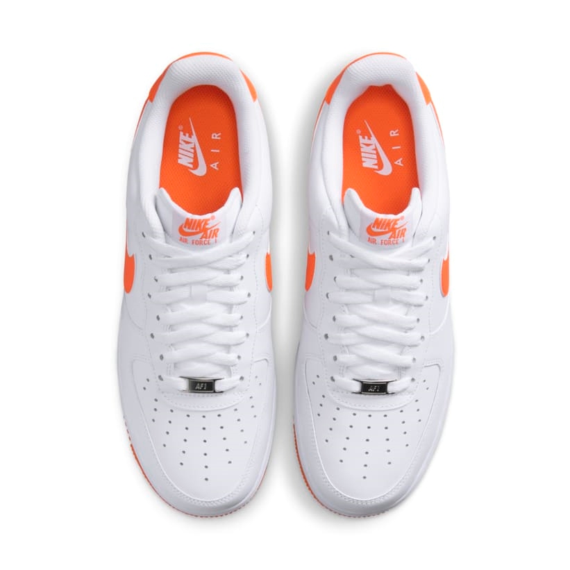 【2024年 9/16 発売】NIKE AIR FORCE 1 LOW “White/Safety Orange” (ナイキ エア フォース 1 ロー “ホワイト/セフティオレンジ”) [FJ4146-109]