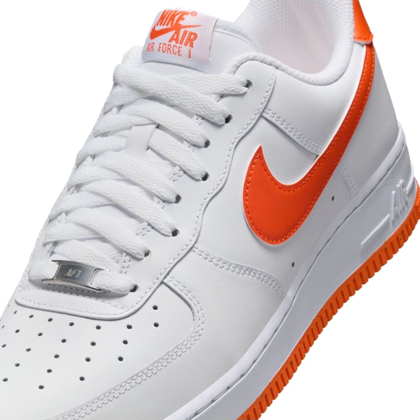 【2024年 9/16 発売】NIKE AIR FORCE 1 LOW “White/Safety Orange” (ナイキ エア フォース 1 ロー “ホワイト/セフティオレンジ”) [FJ4146-109]