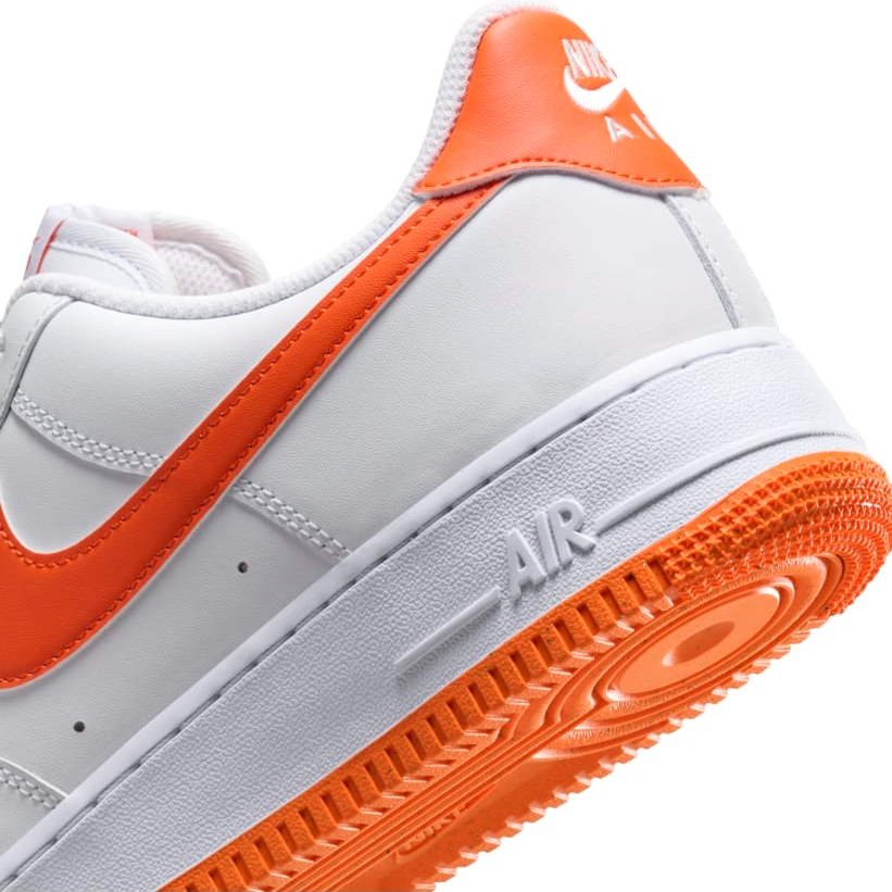 【2024年 9/16 発売】NIKE AIR FORCE 1 LOW “White/Safety Orange” (ナイキ エア フォース 1 ロー “ホワイト/セフティオレンジ”) [FJ4146-109]