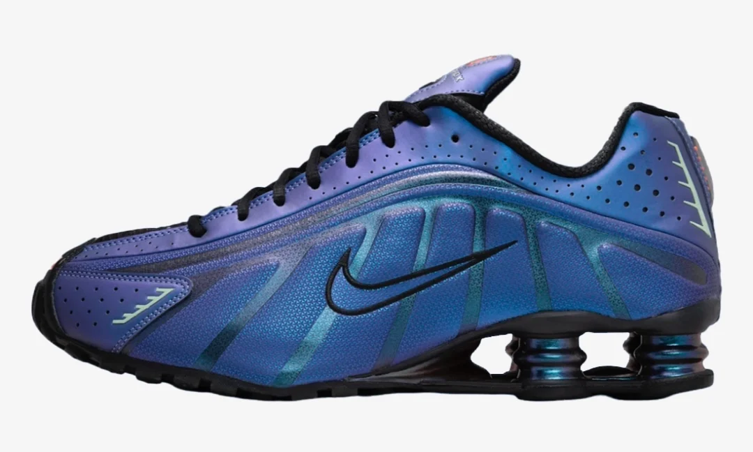 【2024年 10月 発売予定】NIKE SHOX R4 “Iridescent Blue” (ナイキ ショックス “イリディセントブルー”) [HQ3446-001]