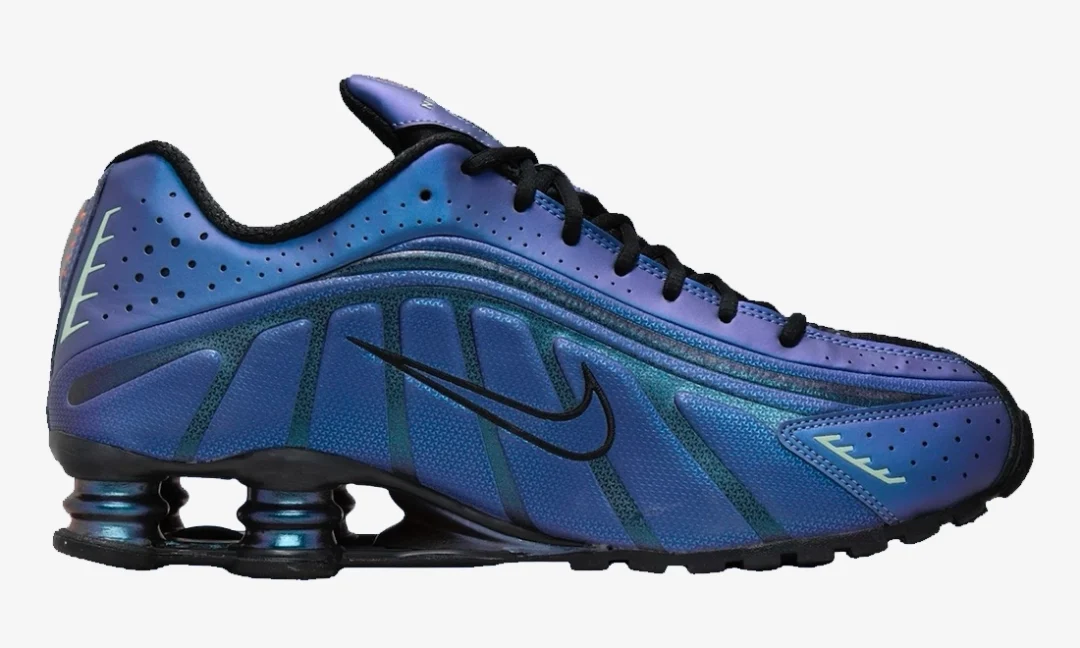 【2024年 10月 発売予定】NIKE SHOX R4 “Iridescent Blue” (ナイキ ショックス “イリディセントブルー”) [HQ3446-001]