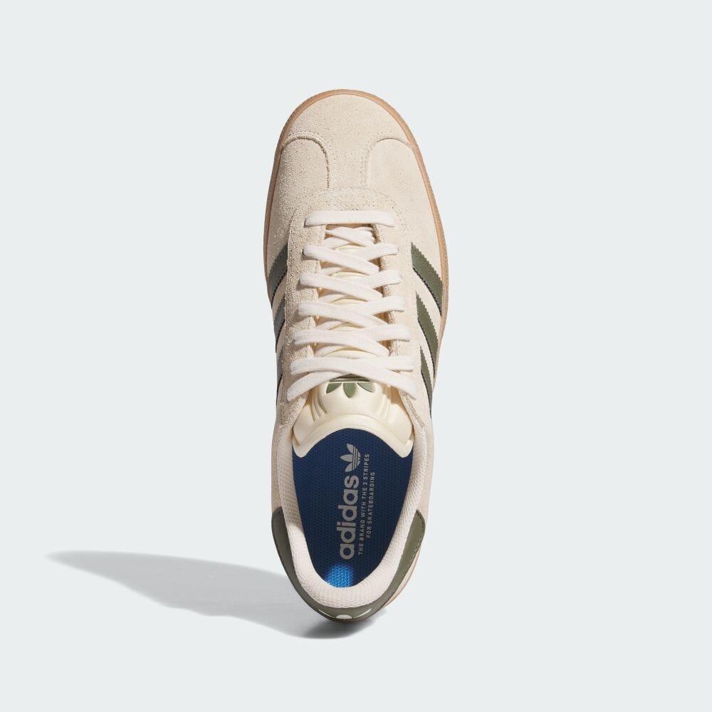 【2024年 9/10 発売】adidas Originals GAZELLE ADV “Ecru Tint/Focus Olive” (アディダス オリジナルス ガゼル ADV “エクルティント/フォーカスオリーブ”) [IH3351]