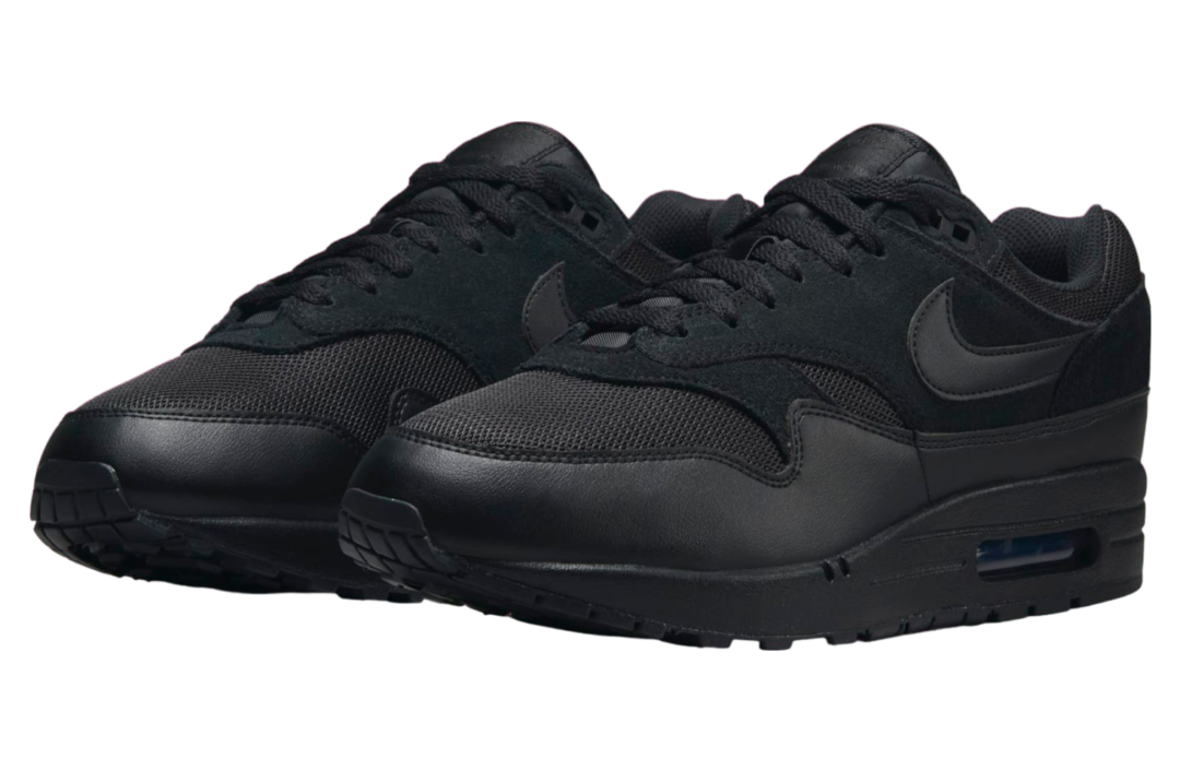 2024 NIKE AIR MAX 1 Triple Black 1 FZ5808 006 Fullress