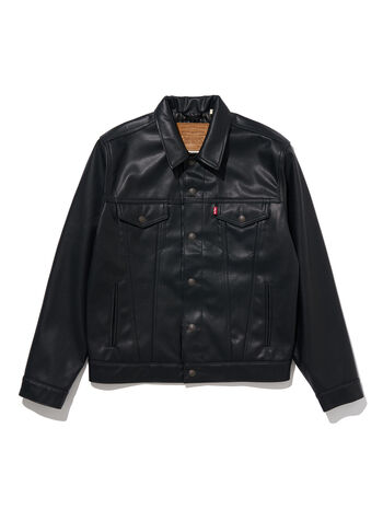 リーバイスから伝統と革新を融合させた「JAPAN LIMITED LEATHER TRUCKER JACKET」が2024年 9/13 19:30~発売 (リーバイス)